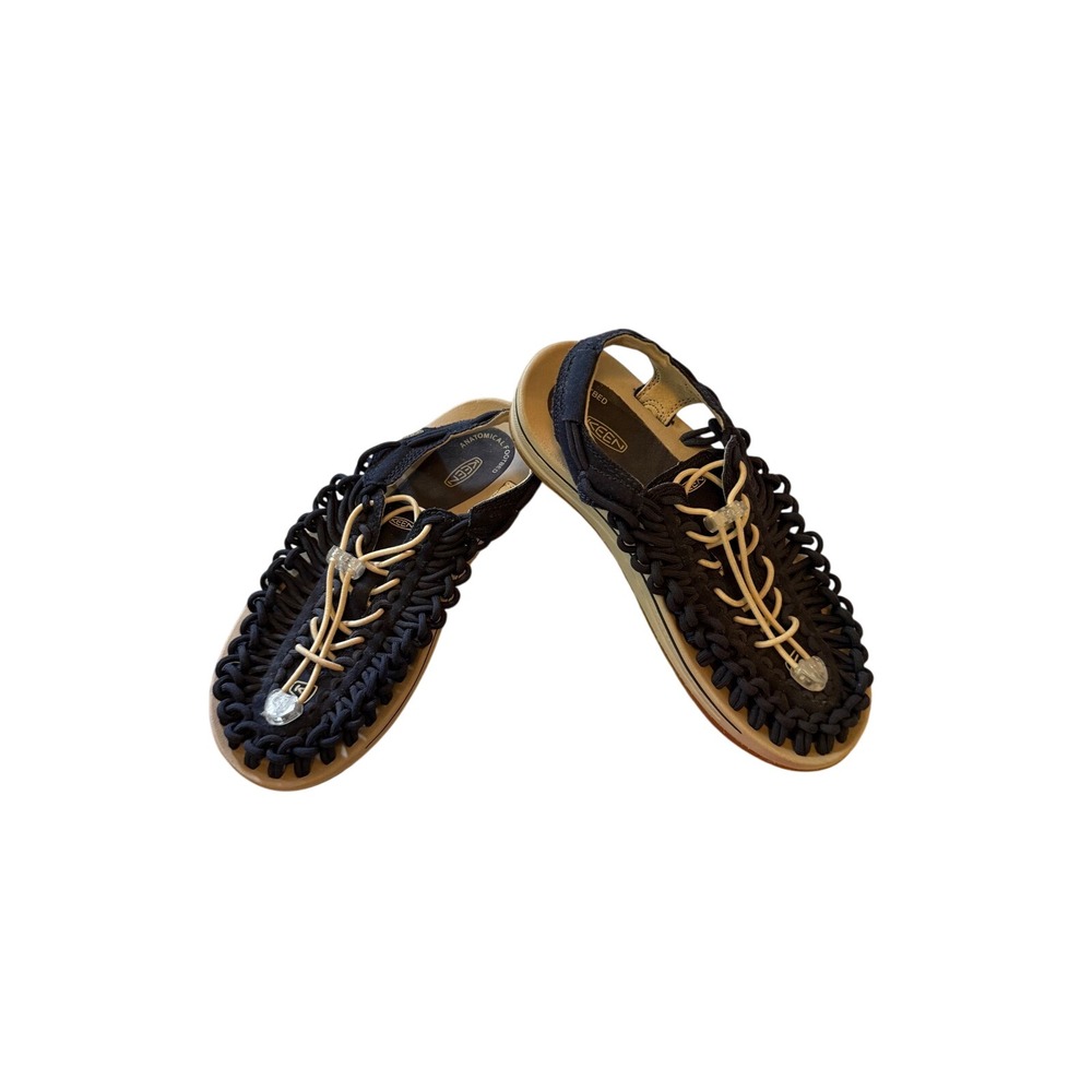 Keen Uneek Navy Blue Braided Cord Sandals Womens 6 Sport Hiking Shoes Gorpcoe